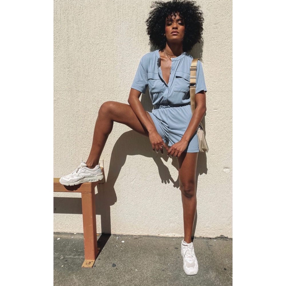 Blue playsuit Romper